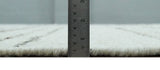 Solid Ivory and brown Woolen Chunky and Soft Berber Area Rug