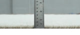 Solid Ivory White Hand made Dari Multi size 5x8, 5x7 and 8x11 Area Rug, Layering, Kids Rug | SOL7