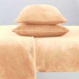 Solid Jewel-Toned Plush Sheet - Velvet Luxe Collection