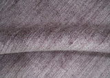 Solid Lavender Purple Scandinavian 5x7 Blended Wool Flatwoven Area Rug