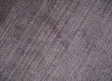 Solid Lavender Purple Scandinavian 5x7 Blended Wool Flatwoven Area Rug