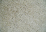 Solid Plush and Soft 3x5, 4x6 and 5x7 Hand Woven Shag Ivory Area Rug | SHAG1