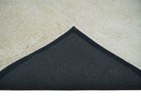 Solid Plush and Soft 3x5, 4x6 and 5x7 Hand Woven Shag Ivory Area Rug | SHAG1
