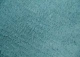 Solid Plush and Soft 3x5, 4x6 and 5x7 Hand Woven Shag Teal Area Rug