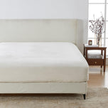 Solid Plush Fitted Sheet - Velvet Luxe Collection