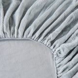 Solid Plush Fitted Sheet - Velvet Luxe Collection
