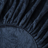 Solid Plush Fitted Sheet - Velvet Luxe Collection