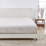 Solid Plush Fitted Sheet - Velvet Luxe Collection