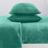Solid Plush Sheet - Velvet Luxe Collection