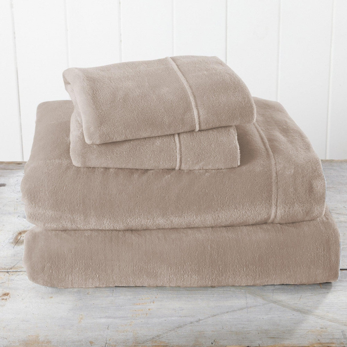 Solid Plush Sheet - Velvet Luxe Collection