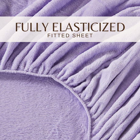 Solid Plush Sheet - Velvet Luxe Collection