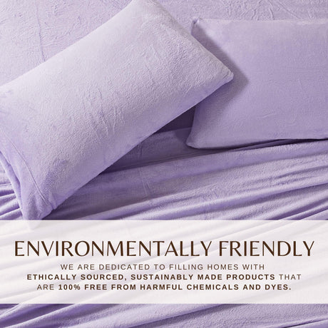 Solid Plush Sheet - Velvet Luxe Collection