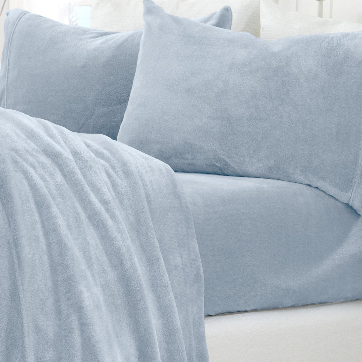 Solid Plush Sheet - Velvet Luxe Collection