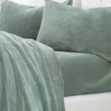 Solid Plush Sheet - Velvet Luxe Collection