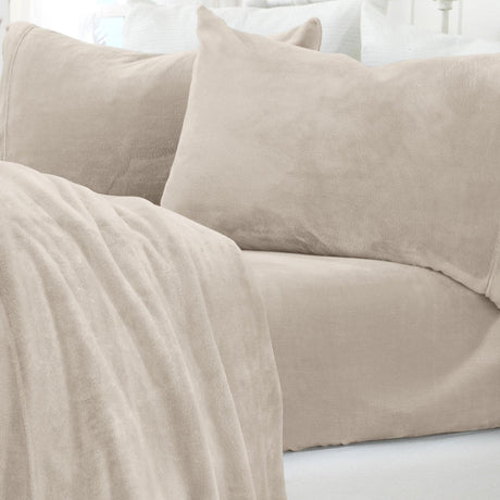 Solid Plush Sheet - Velvet Luxe Collection