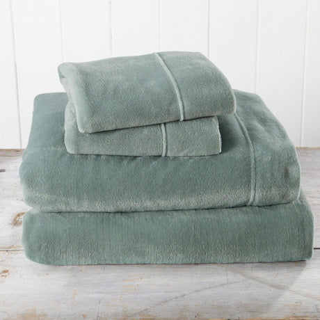 Solid Plush Sheet - Velvet Luxe Collection