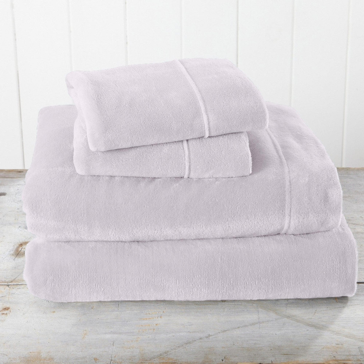 Solid Plush Sheet - Velvet Luxe Collection