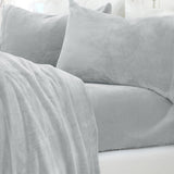 Solid Plush Sheet - Velvet Luxe Collection