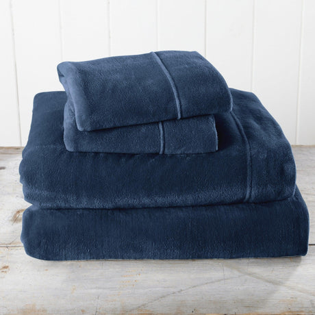 Solid Plush Sheet - Velvet Luxe Collection