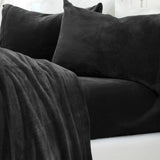 Solid Plush Sheet - Velvet Luxe Collection