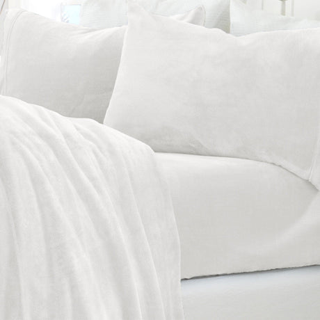 Solid Plush Sheet - Velvet Luxe Collection