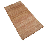 Solid Rust Hand knotted Contemporary Custom Made wool Area Rug