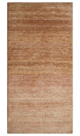 Solid Rust Hand knotted Contemporary Custom Made wool Area Rug