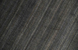 Solid Shaded Charcoal 5x7 Blended Wool Hand Woven Area Rug