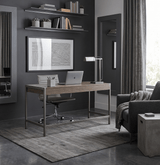 Solid Shaded Charcoal 5x7 Blended Wool Hand Woven Area Rug