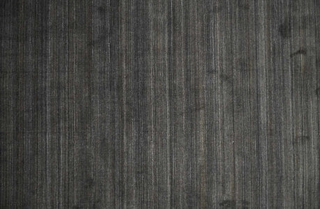 Solid Shaded Charcoal 5x7 Blended Wool Hand Woven Area Rug