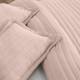 Solid Striped Quilt - Virginia Collection