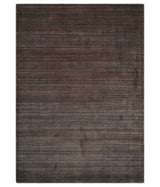 Solid Tan Scandinavian 5x7 Blended Wool Flatwoven Area Rug, Dinning, Kids Rug | HL19-Area Rug-Parc Decor