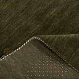 Solid with Border Patterns Hand Loomed Wool Area Rug