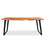 Solid wood live edge dining table-Dining Table-Parc Decor