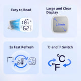 SONOFF Zigbee LCD Display Smart Temperature Humidity Sensor-温湿度传感器-Parc Decor