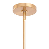 Spark Modern Gold Linear 4 Light Chandelier