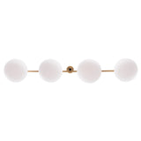 Spark Modern Gold Linear 4 Light Chandelier