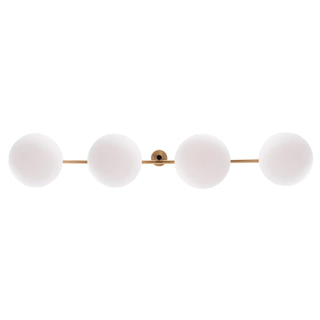 Spark Modern Gold Linear 4 Light Chandelier