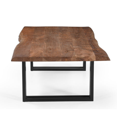 Sparrow Solid Wood Coffee Table Brown-coffee table-Parc Decor