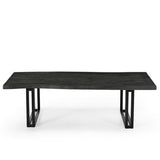 Sparrow Solid Wood Coffee Table - Gray-coffee table-Parc Decor
