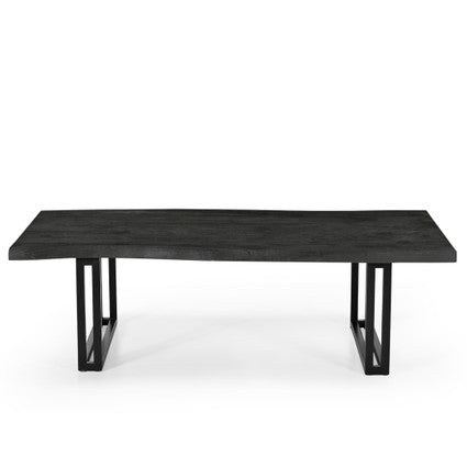 Sparrow Solid Wood Coffee Table - Gray-coffee table-Parc Decor