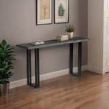 Sparrow Solid Wood Console Table - Gray