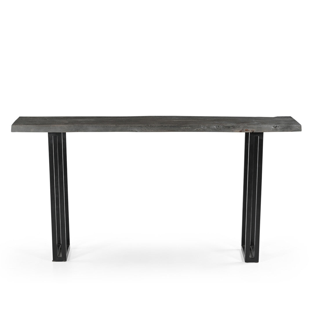 Sparrow Solid Wood Console Table - Gray-CONSOLE TABLE-Parc Decor
