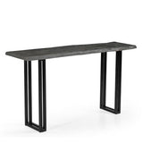 Sparrow Solid Wood Console Table - Gray-CONSOLE TABLE-Parc Decor
