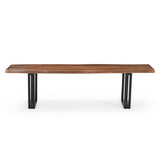 Sparrow Solid Wood Dining Bench - Brown