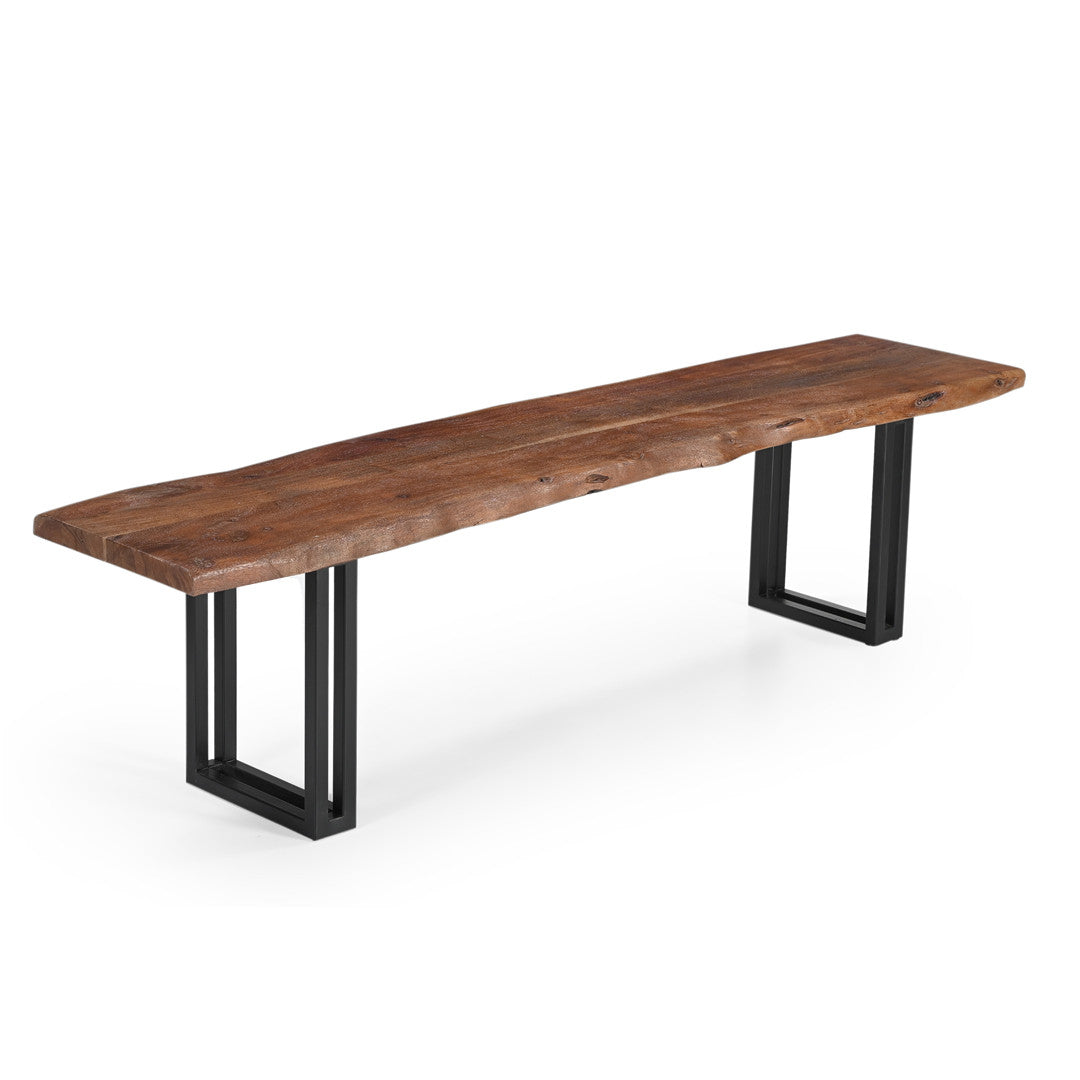 Sparrow Solid Wood Dining Bench Brown-Bench-Parc Decor