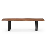 Sparrow Solid Wood Dining Bench Brown-Bench-Parc Decor