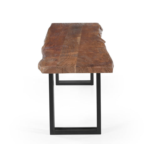 Sparrow Solid Wood Dining Bench Brown-Bench-Parc Decor