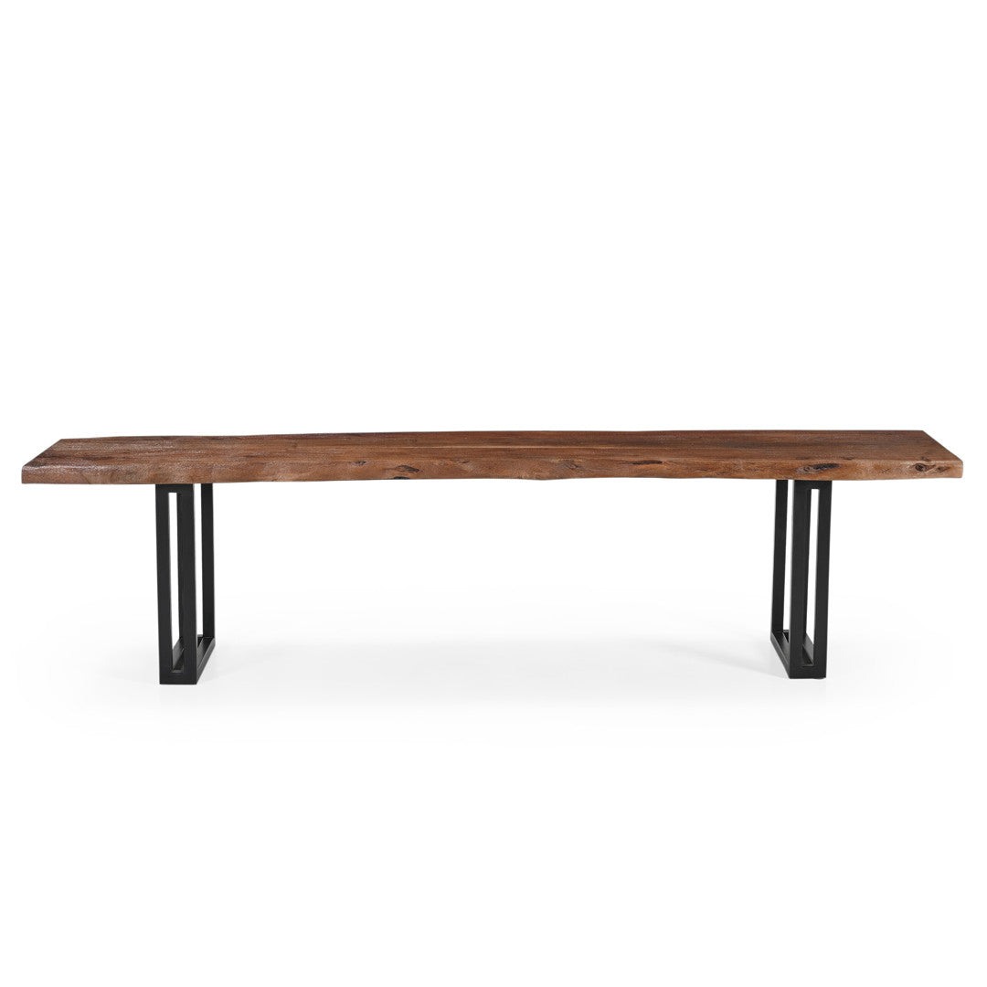 Sparrow Solid Wood Dining Bench Brown-Bench-Parc Decor