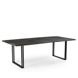 Sparrow Solid Wood Dining Table - Gray-Dining Table-Parc Decor